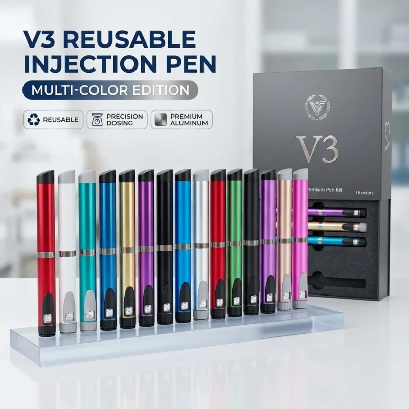 V3 reusable injection pen 60iu with custom packaging