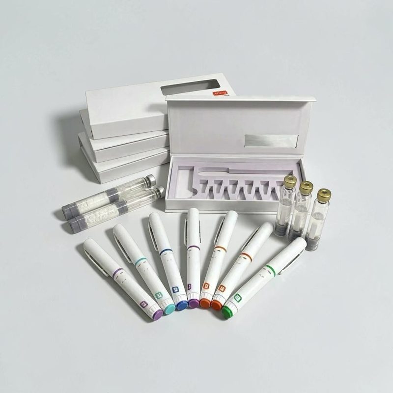 custom retatrutide pen box packaging solution with custom logo kit